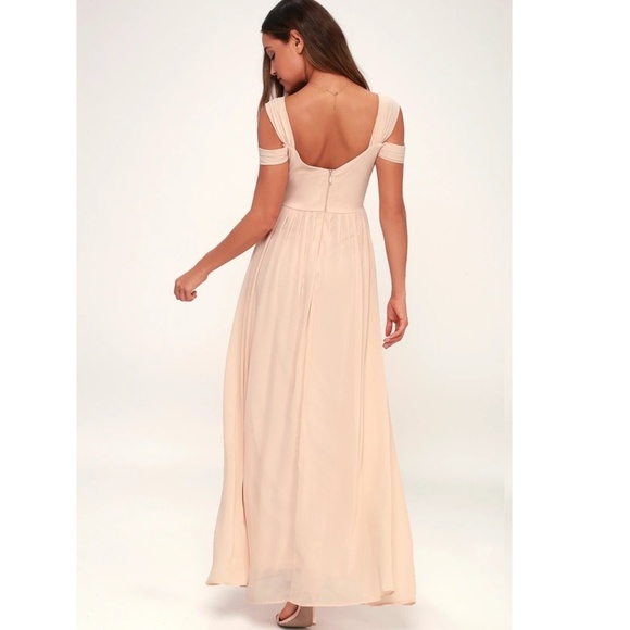 Lulu's Blush Pink Formal Maxi Dress Size M… - Picture 6 of 8